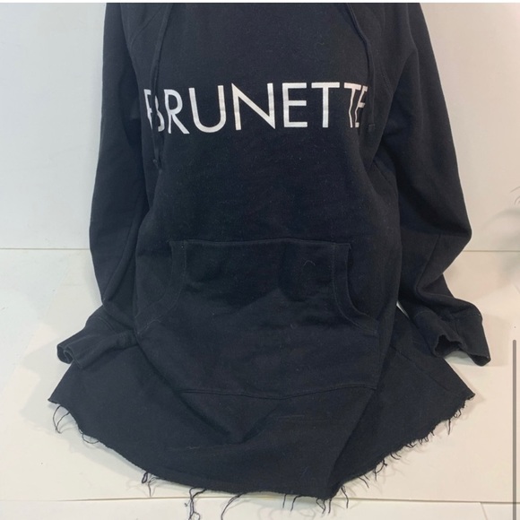 BRUNETTE THE LABEL FRAYED HOODIE - Picture 3 of 3